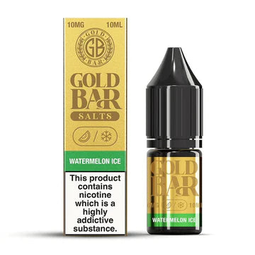 Gold Bar Nic Salt – 10ml E-Liquid (Box of 10) Gold Bar